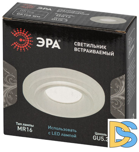 Встраиваемый светильник Эра DK105 WH Б0058392