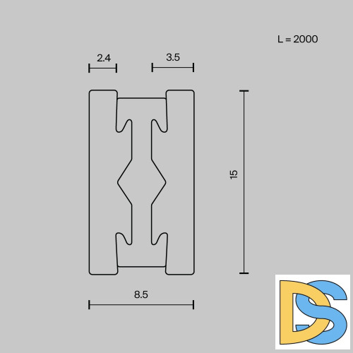 Шинопровод магнитный Maytoni Flarity TRX154-112BS