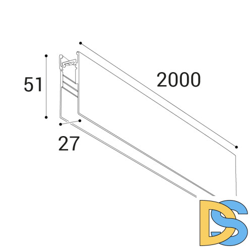 Шинопровод накладной Italline Atom IT012-5031 black