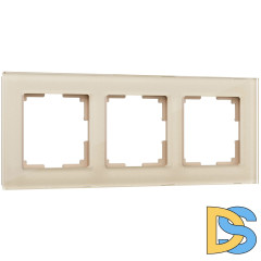 Рамка на 3 поста Werkel Favorit (шампань,стекло) W0031111