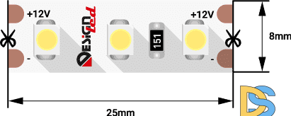 Светодиодная лента DesignLed DSG3120-12-WW-33 001487