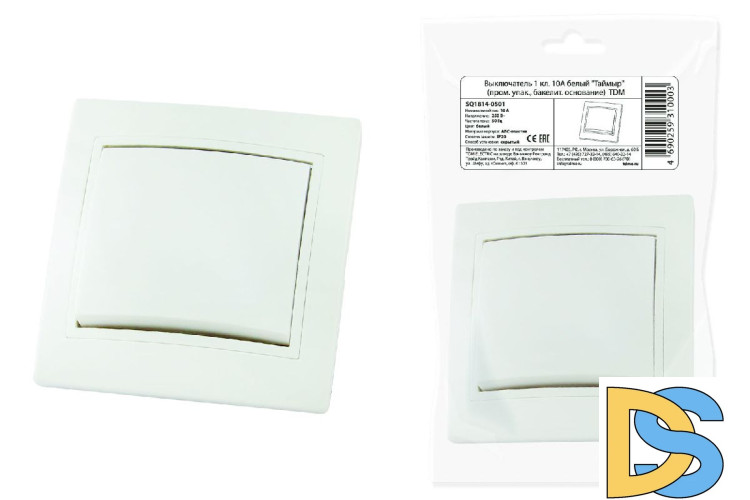 Выключатель одноклавишный Таймыр TDM Electric SQ1814-0501