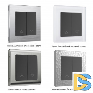 Выключатель жалюзи (черный матовый) W1124508