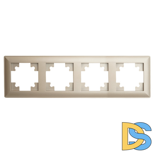 Рамка четырехместная Stekker PFR00-7004-02 Катрин 39805