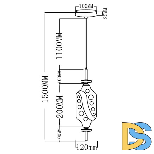 Подвесной светильник Moderli Tale V10910-PL