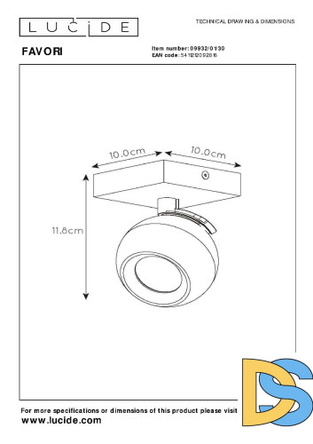 Спот Lucide Favori 09932/01/30