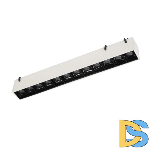 Трековый однофазный светильник Denkirs Belty grill DK5570-WB