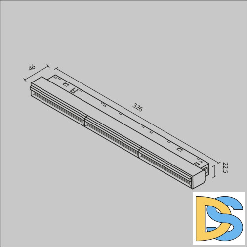 Трековый магнитный светильник Maytoni Parete TR106-2-18W4K-B