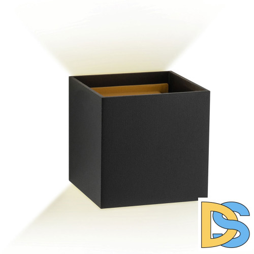 Настенный светильник AM Group AM112-2X5W-BK+GD