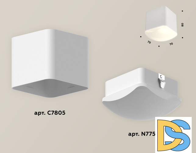 Потолочный светильник Ambrella Light Techno Spot XS7805041 (C7805, N7756)