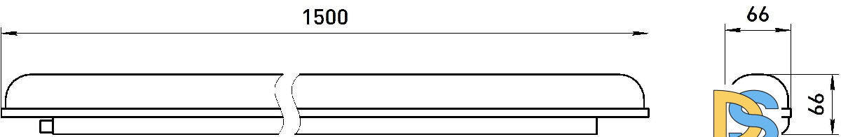 Линейный светильник Эра SPP-202-0-65K-L48 Б0066926