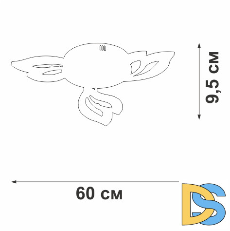 Потолочная люстра Vitaluce V3893-0/3PL