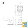 Встраиваемый светильник Arlight MS-RIALTO-TRIMLESS-S40x40-9W Day4000 048327