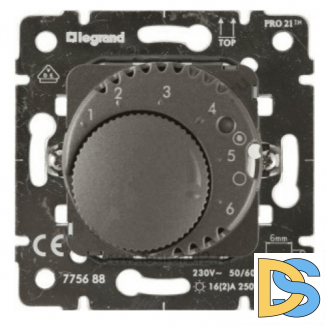 Терморегулятор для теплого пола Legrand Galea Life - темная бронза