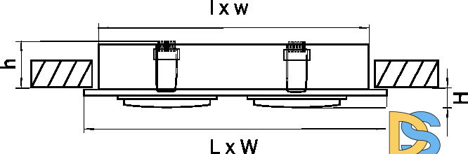 Встраиваемый светильник Lightstar Singo 011622