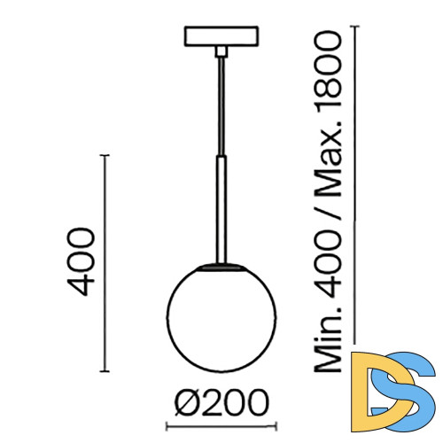 Подвесной светильник Maytoni Basic form MOD321PL-01B1