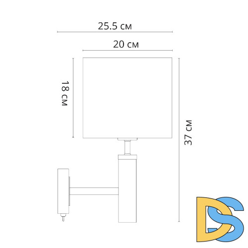 Бра Arte Lamp Robert A5029AP-1SS