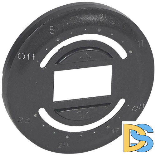 Лицевая панель Legrand Celiane программируемого выключателя привода с ежедневной программой графит 067959