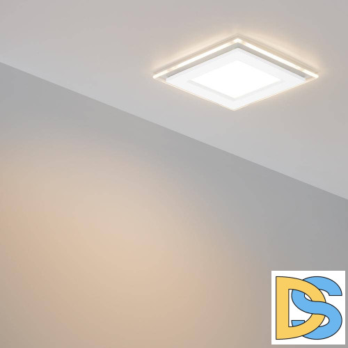 Встраиваемый светодиодный светильник Arlight LT-S96x96WH 6W Day White 014934