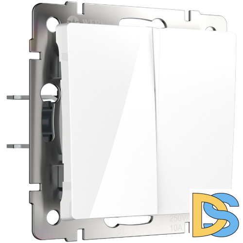 Выключатель двухклавишный с самовозвратом Werkel 4690389192319 W1122401 a062572