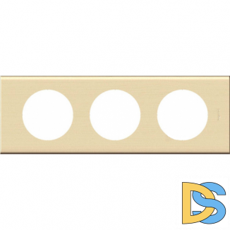 Рамка Legrand Celiane 3-постовая клен 069213