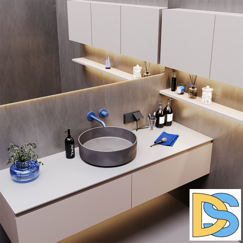 Розетка встраиваемая VOLTUM S70 с заземлением, защитными шторками и крышкой 16А, (графит)