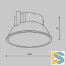 Декоративная рамка отражатель Maytoni Alfa led Ring8-10W-RD-BS