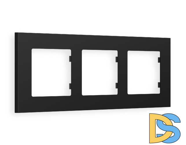 Рамка трехместная Ambrella Volt Qubi AF250703