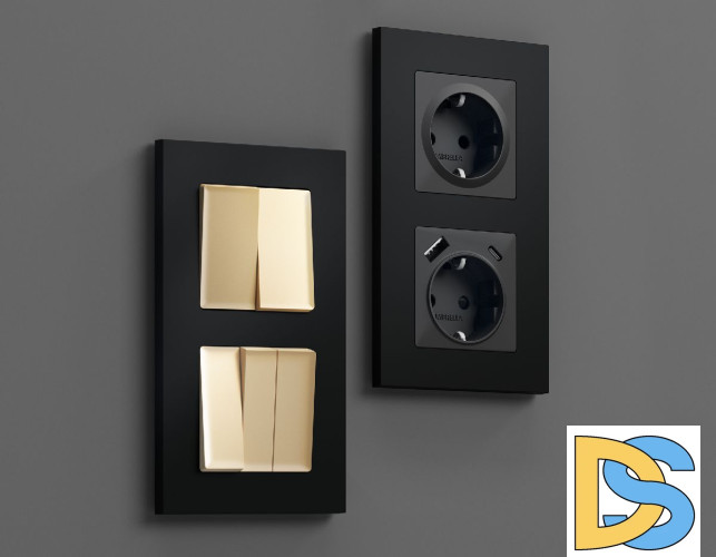 Рамка трехместная Ambrella Volt Qubi AF250703