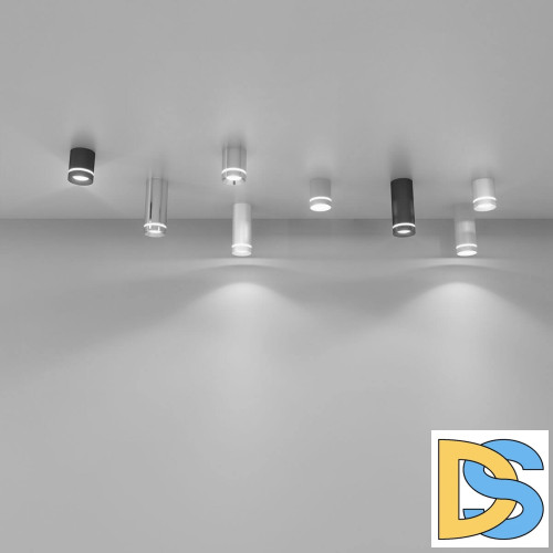 Потолочный светодиодный светильник Elektrostandard DLR022 12W 4200K белый матовый 4690389102974