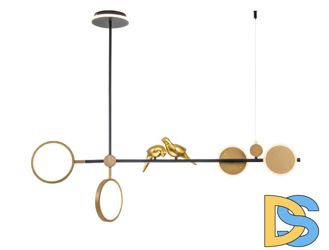 Люстра на штанге Arte Lamp Toliman A2613SP-4BK