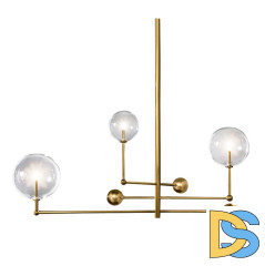 Люстра на штанге Delight Collection Globe Mobile KG0835P-3 brass