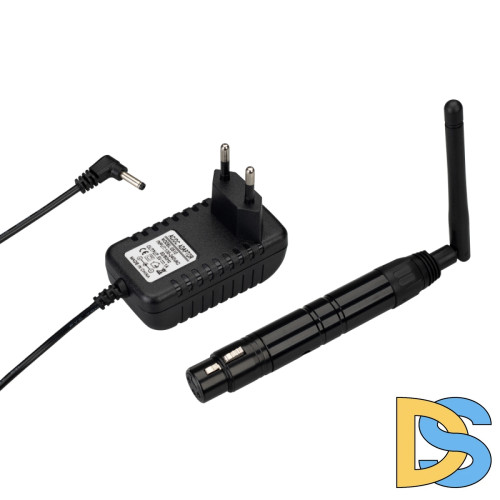 Усилитель Arlight Smart-DMX-Receiver Black (5V, XLR3 Male, 2.4G) 028417