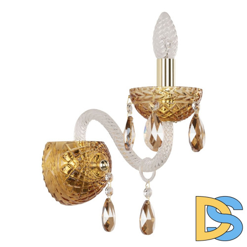 Бра Bohemia Ivele Crystal 5417B/1/165 G Amber/M-1F K721