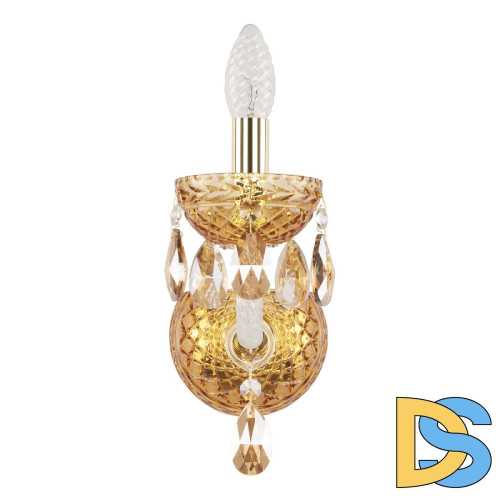 Бра Bohemia Ivele Crystal 5417B/1/165 G Amber/M-1F K721