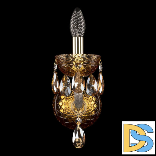 Бра Bohemia Ivele Crystal 5417B/1/165 G Amber/M-1F K721