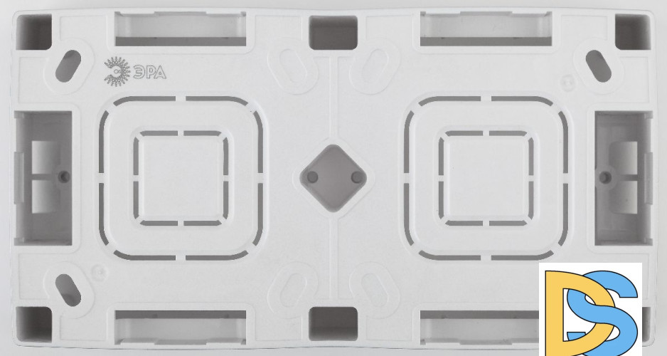 Коробка для накладного монтажа на 2 поста Эра 12-6102-12 Б0043176