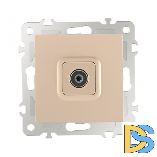 Розетка TV Arte Milano 206.43-1.shampan