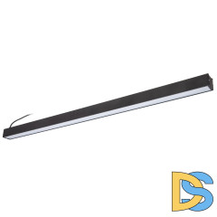Линейный подвесной светильник Uniel ULO-K10D 52W/4000K/L125 IP65 BLACK UL-00012024