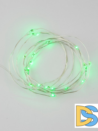 Светодиодная гирлянда Uniel Роса (UL-00007247) разноцветный ULD-S0200-020/DTB/3AA/RC RGB IP20 Dew