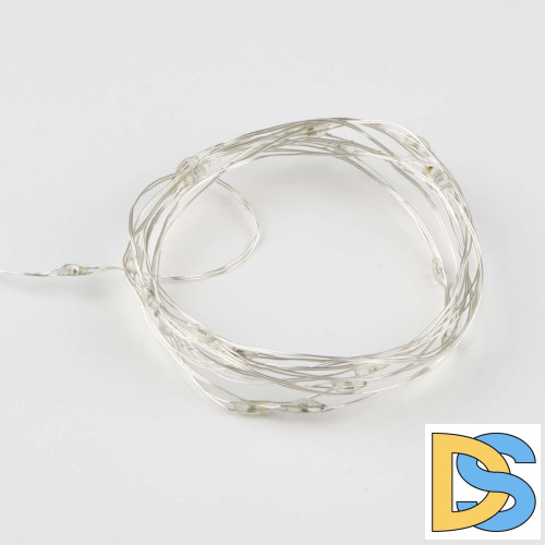 Светодиодная гирлянда Uniel Роса (UL-00007247) разноцветный ULD-S0200-020/DTB/3AA/RC RGB IP20 Dew