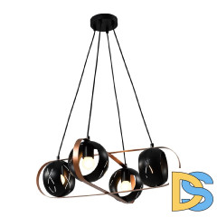 Подвесная люстра IMEX Rolf MD.21744-4-P-BK+CP