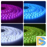 Светодиодная лента Apeyron 12В 14,4Вт/м smd5050 60д/м IP65 1м RGB 260BL