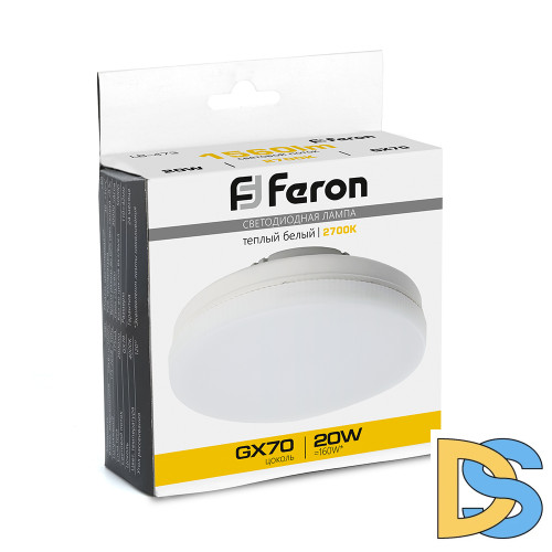 Лампа светодиодная Feron LB-473 GX70 20W 2700K 48306