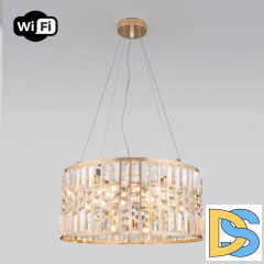 Подвесная люстра Eurosvet Lory 10125/5 золото/прозрачный хрусталь Strotskis Smart (10116/5)