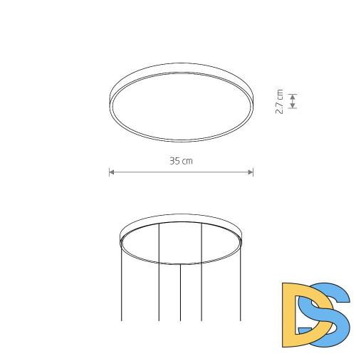 Основание для светильника Nowodvorski Cameleon Canopy H 10274