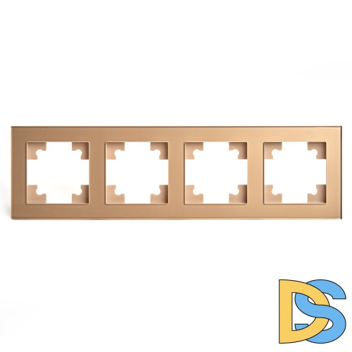 Рамка 4-местная Stekker Катрин GFR00-7004-08 49038