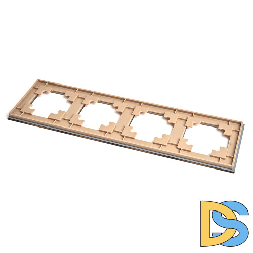 Рамка 4-местная Stekker Катрин GFR00-7004-08 49038