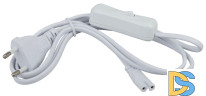 Сетевой шнур c выключателем Эра LLED-A-CABLE-1.5m-SW-W Б0025694