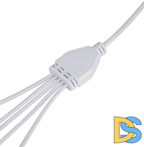 Разветвитель сетевой для линейных светильников Эра Разветвитель 5х IEC C5 2 м Б0059055